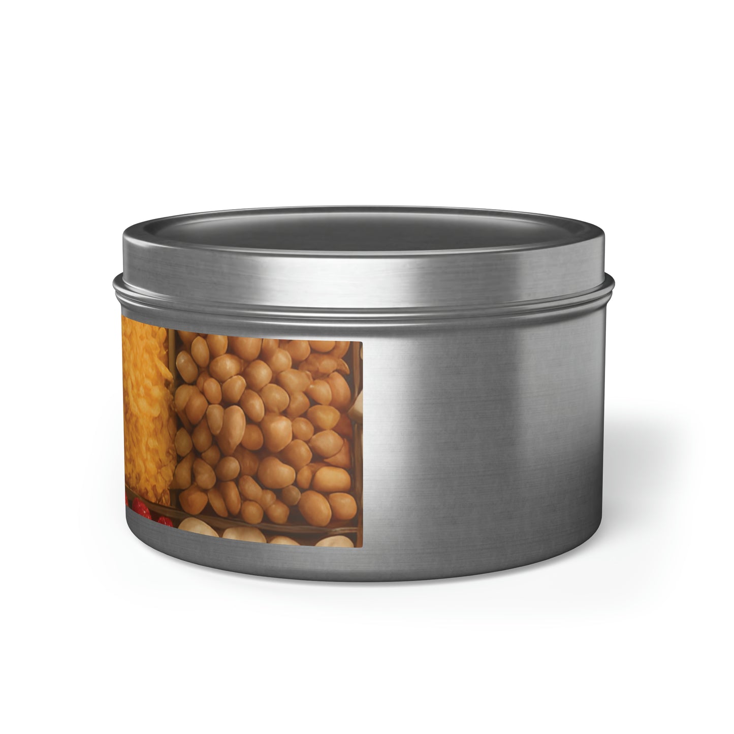 Silver Tin Candles - Fresh Coffee