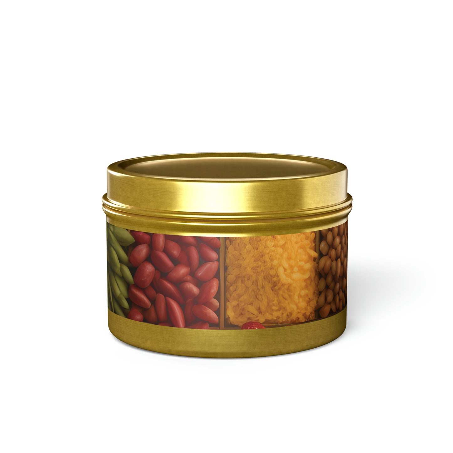 Silver Tin Candles - Fresh Coffee