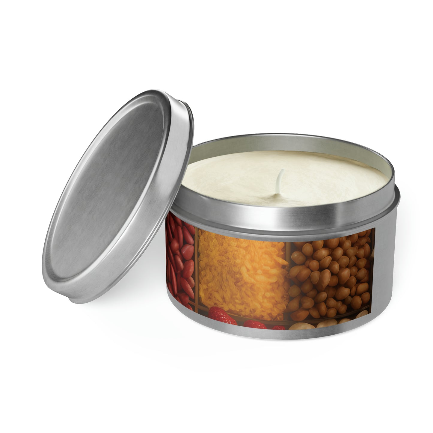 Silver Tin Candles - Fresh Coffee