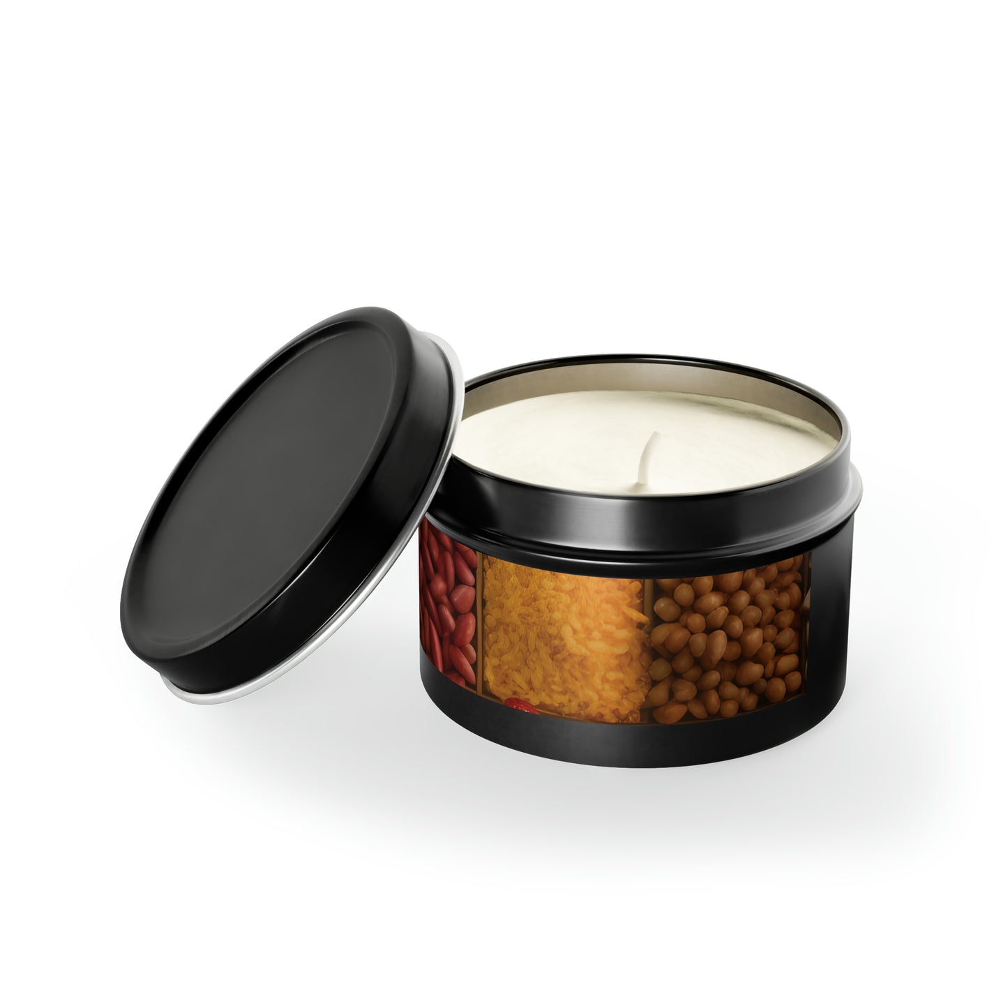 Silver Tin Candles - Fresh Coffee