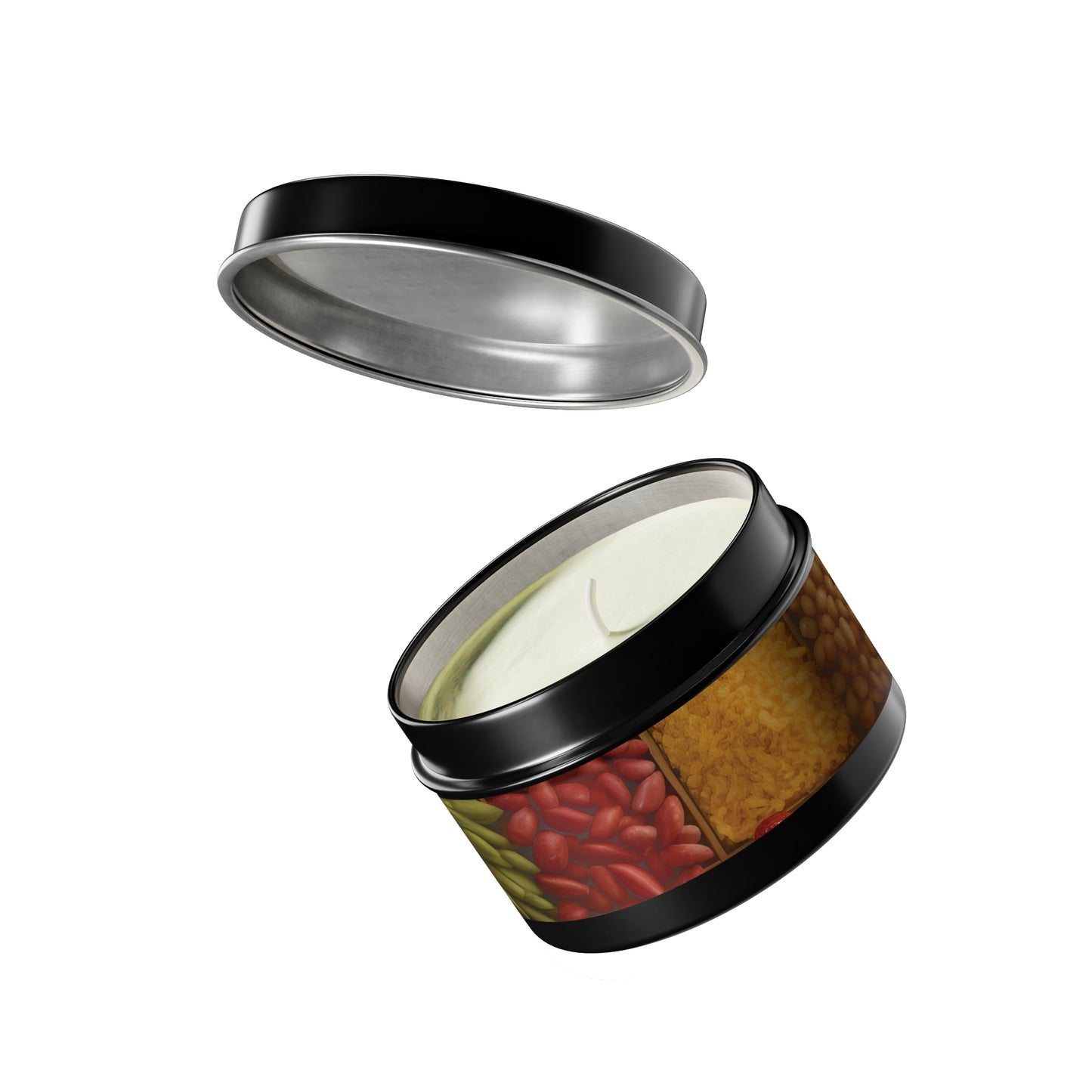 Silver Tin Candles - Fresh Coffee