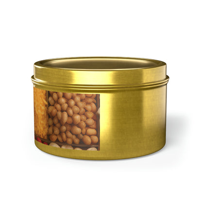 Silver Tin Candles - Fresh Coffee