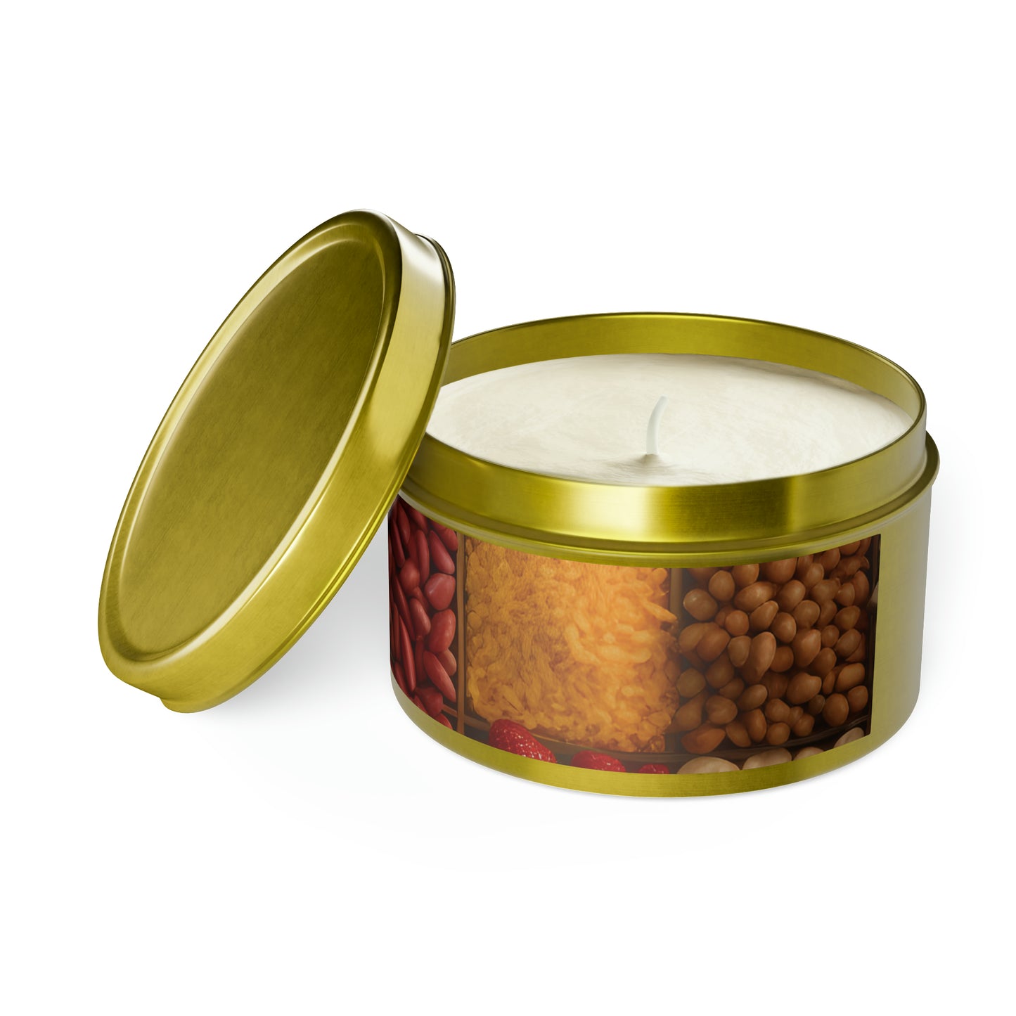 Silver Tin Candles - Fresh Coffee