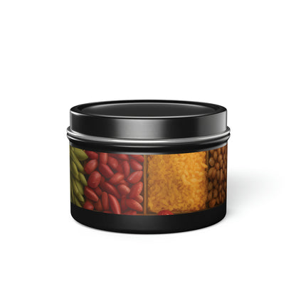 Silver Tin Candles - Fresh Coffee