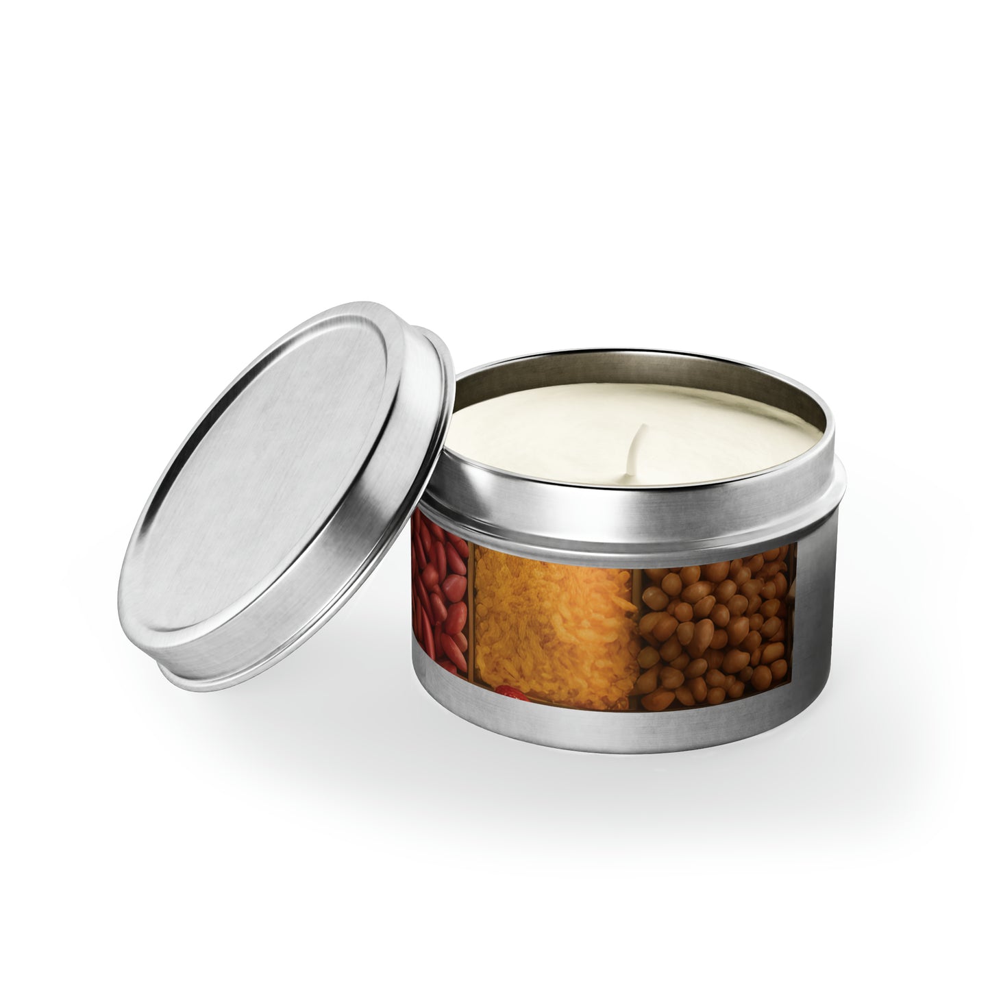 Silver Tin Candles - Fresh Coffee