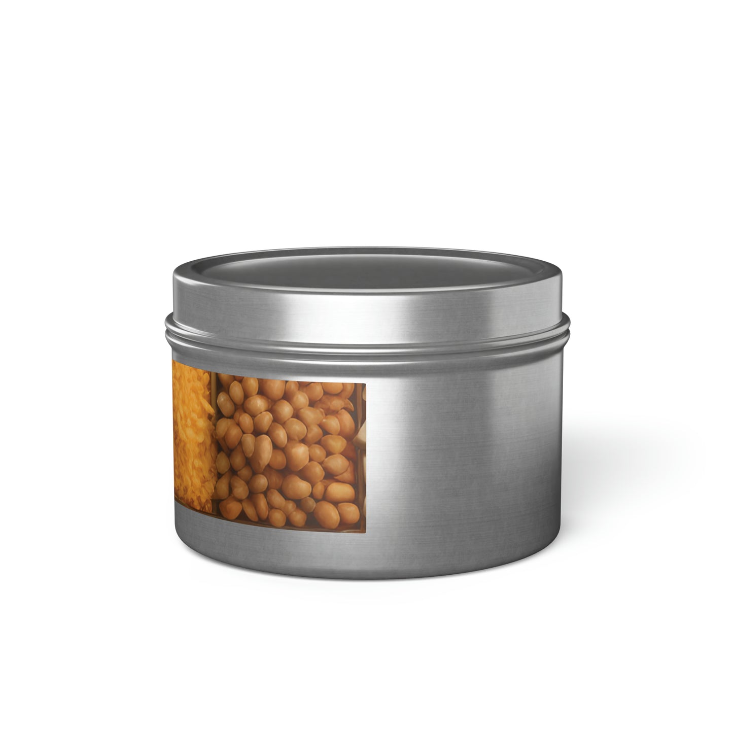 Silver Tin Candles - Fresh Coffee