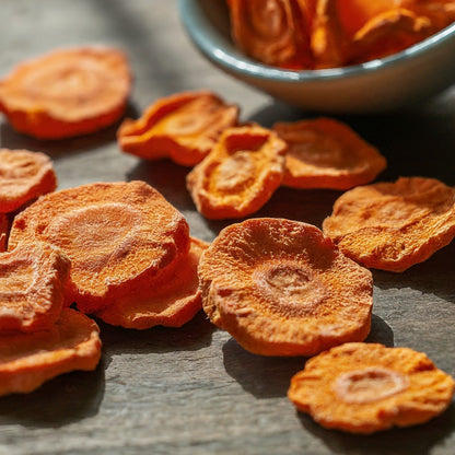 Taste of Sunshine: Lightly Sweetened Carrot Crisps