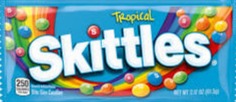 Skittles Tropical  - 1 Oz - Freeze Dried Candy