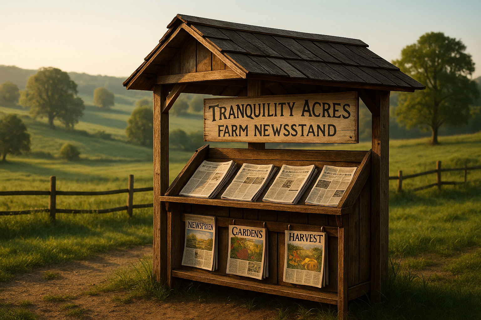 Tranquility Acres Farm Newsstand 