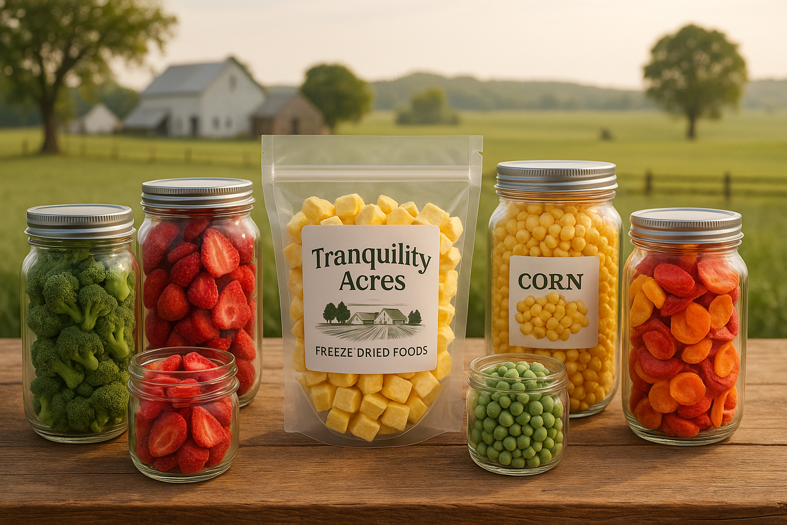 Tranquility Acres making Freeze Dried Foods