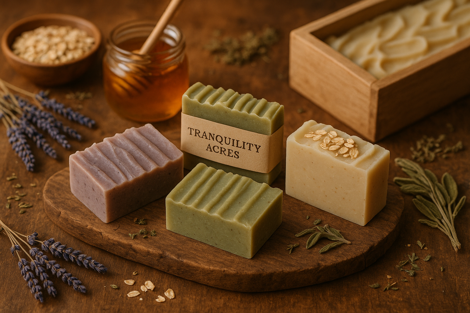 Tranquility Acres Making  Hand Made Soap